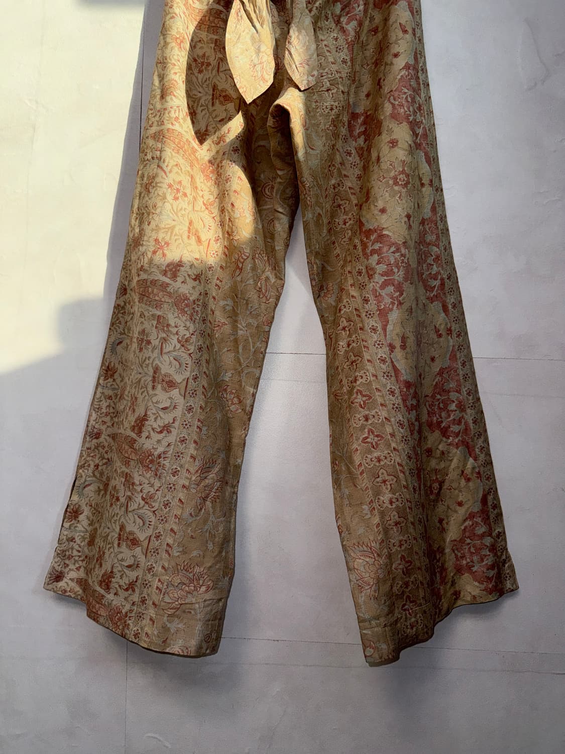 Ralph Lauren pink beige ethnic wide pt 상품이미지4