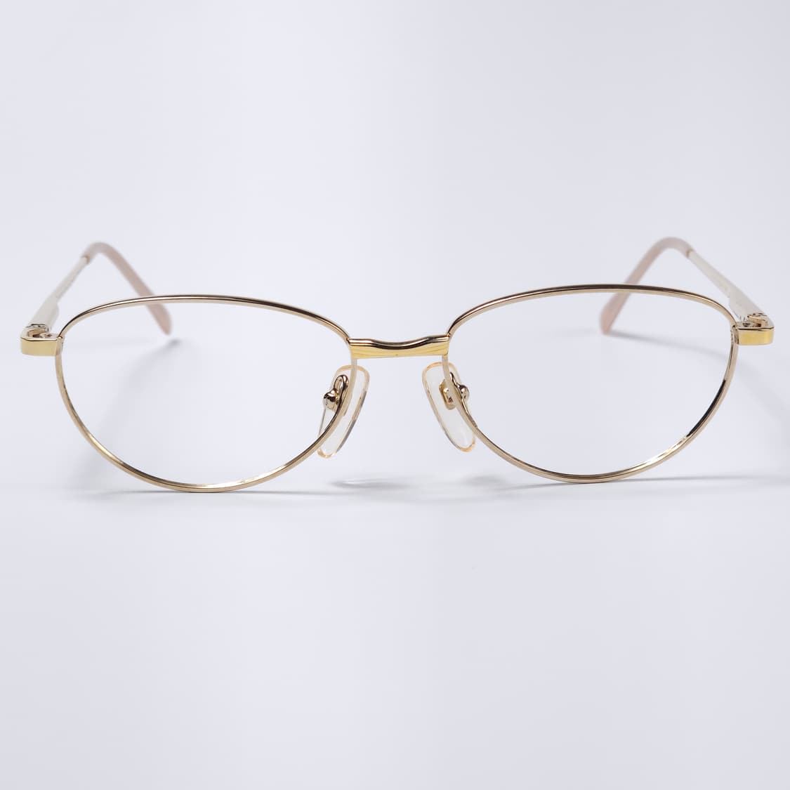21K 도금 90년도 오벌형 빈티지 안경 상품이미지2