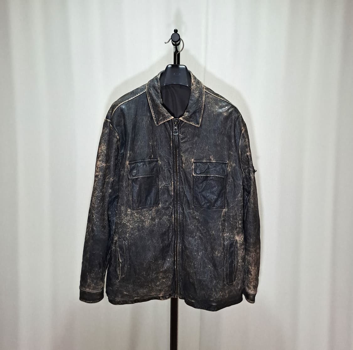 (새제품) 시리즈 빈티지 가죽자켓 110 B13 상품이미지1