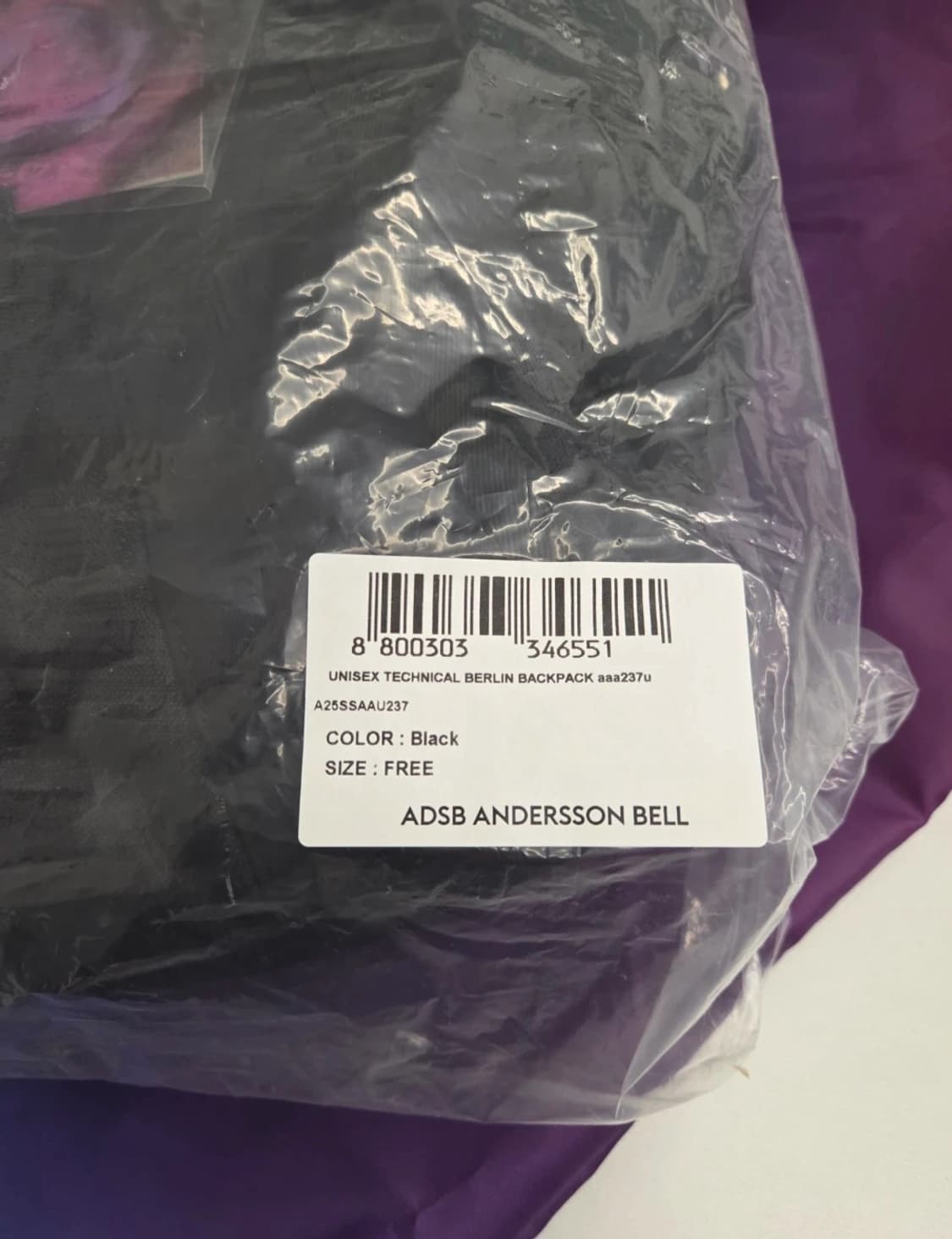 앤더슨벨 유니섹스 테크니컬 베를린 백팩 aaa237u 상품이미지4