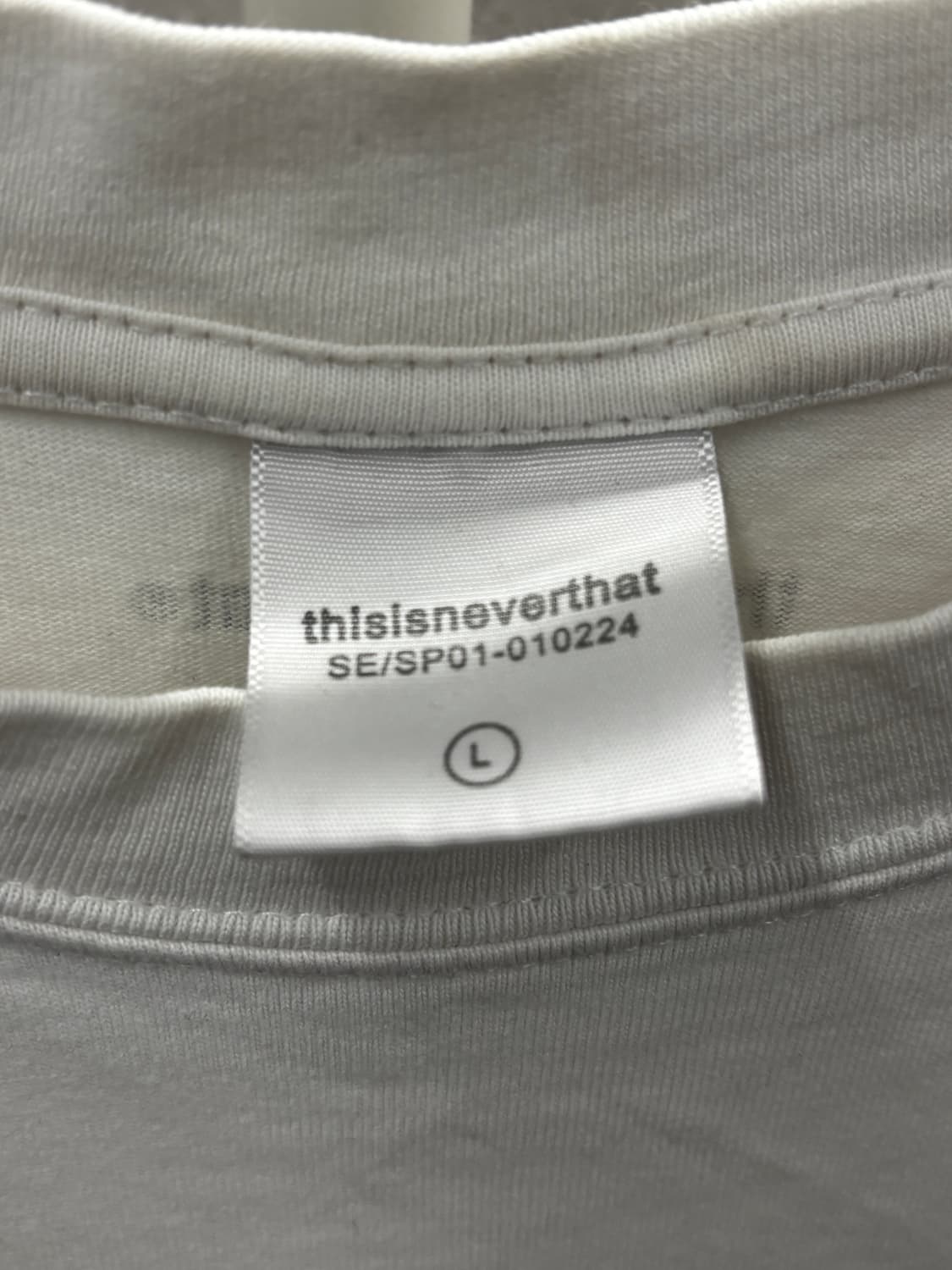 디스이즈네버댓 로고 반팔 티셔츠 L 상품이미지4