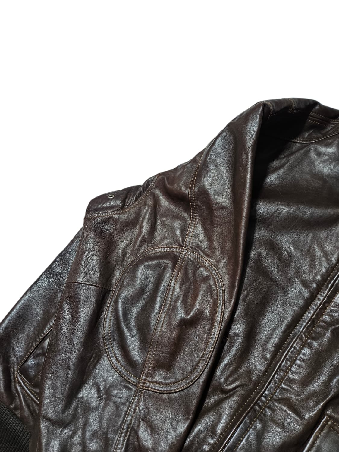 라운드트리 A-2 레더 자켓 빅사이즈 115 120 XXXL 상품이미지3