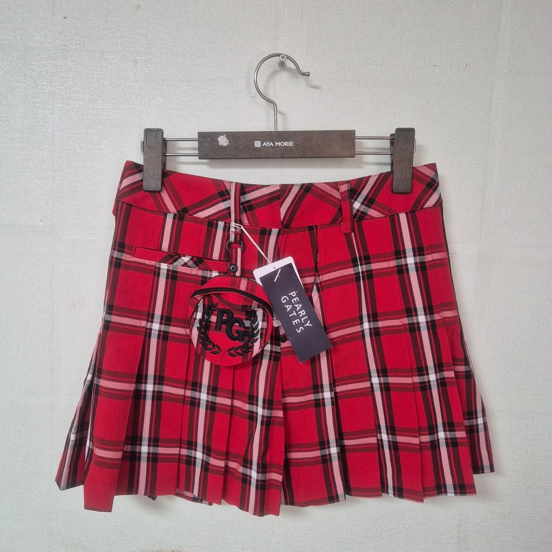 PEARLYGATES 체크 플리츠 치마 상품이미지2