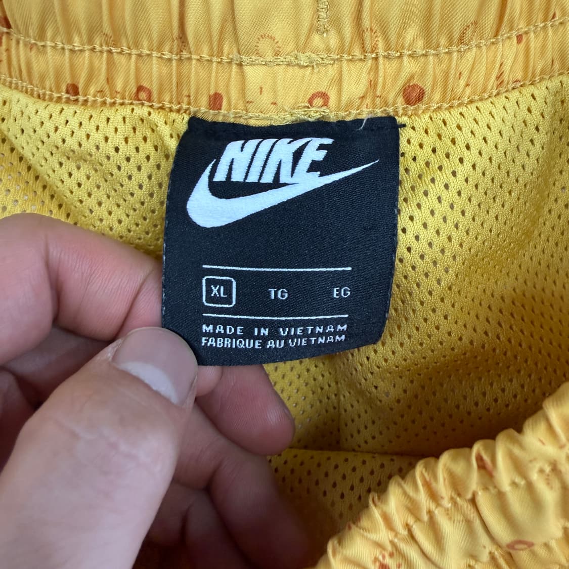 (XL)나이키 Nike 페이즐리 패턴 반바지(옐로우) 상품이미지2