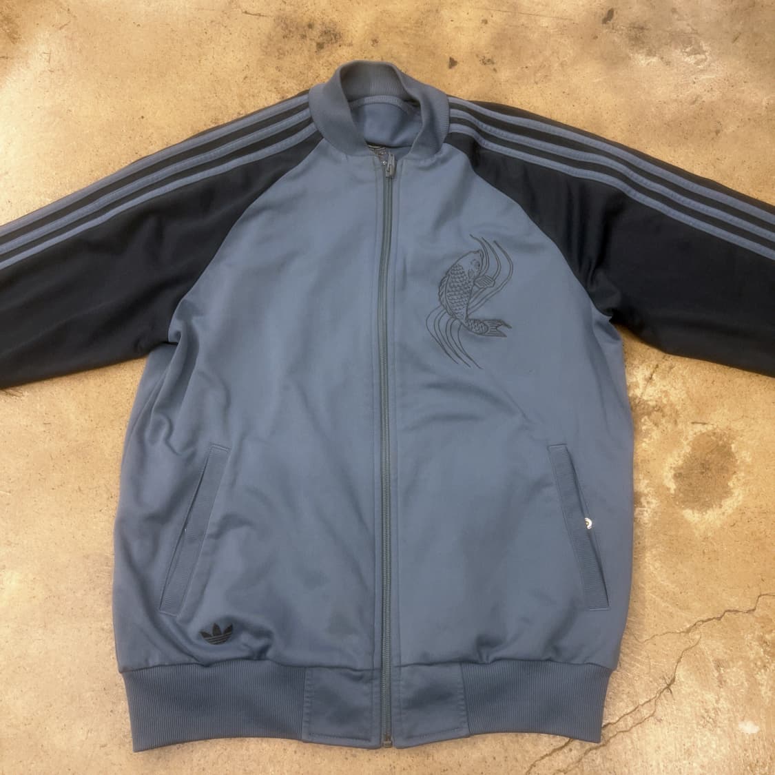 아디다스 블루 블랙 레어 져지 트랙탑 100 상품이미지3