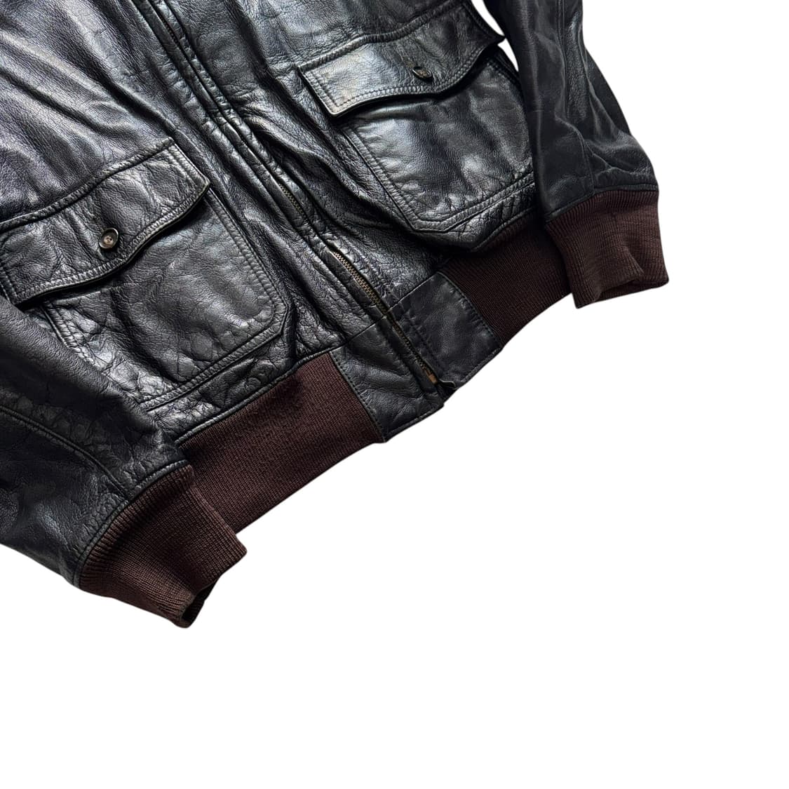 [100] 80's 골든베어 A2 봄버 레더 자켓 상품이미지5