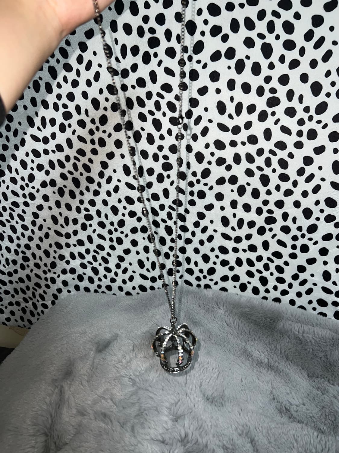 빈티지 엔틱 왕관 갸루 펑크 목걸이  상품이미지4