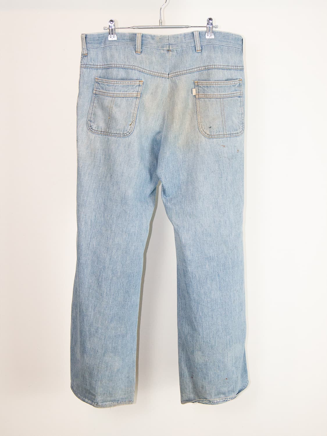 70s Levis 더티 와이드 플레어핏 데님 팬츠 상품이미지6