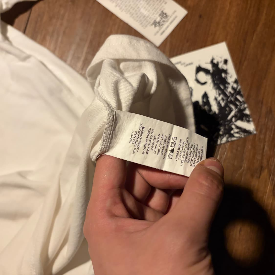 Armani Exchange white T-shirt xl 상품이미지4