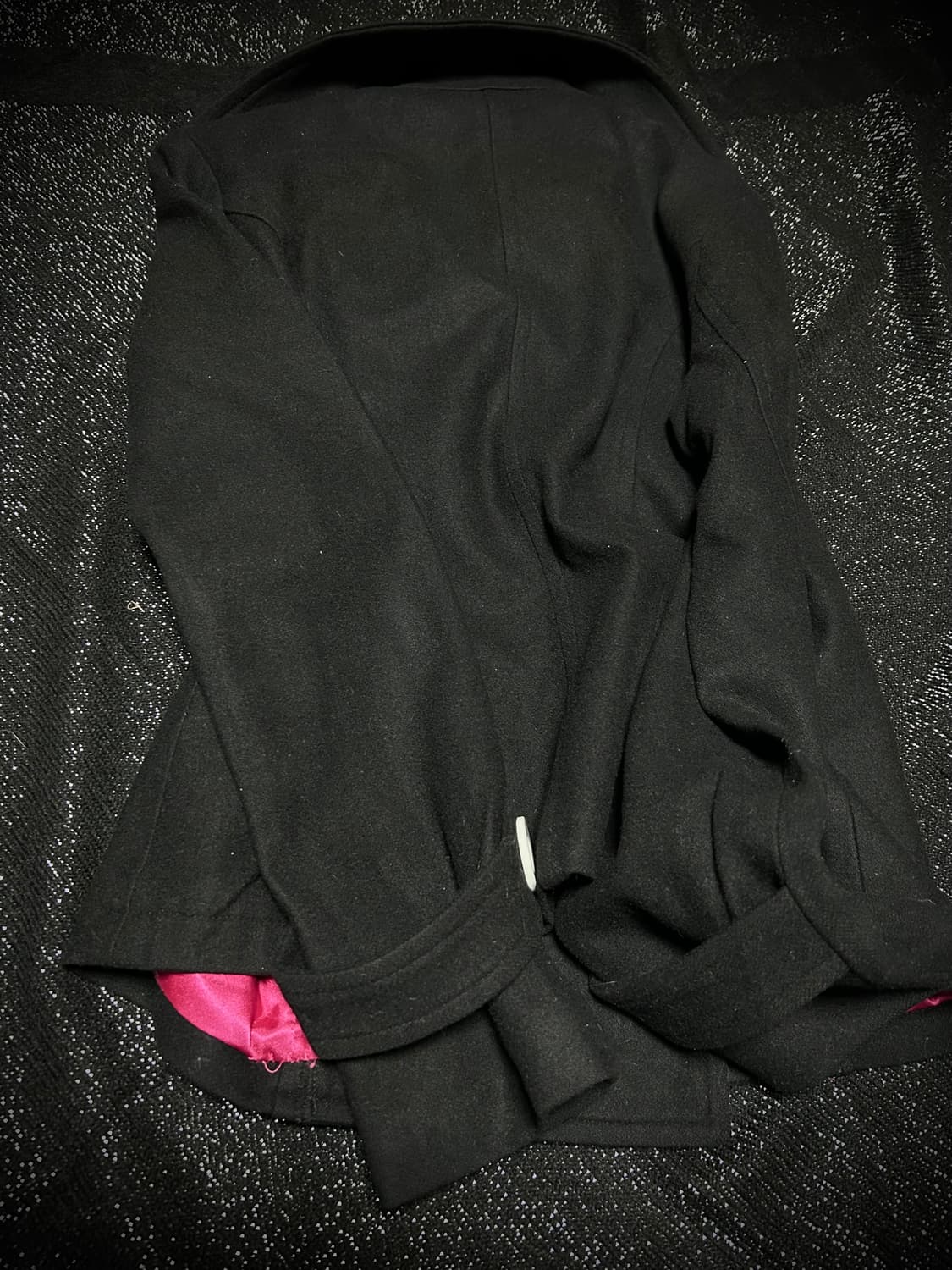 2000s JPN 세실맥비 히메갸루 블랙 버튼 숏 코트 상품이미지3