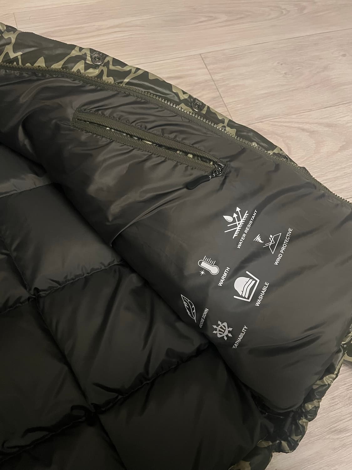 아카이브볼드 카모 푸퍼 덕다운패딩 상품이미지3