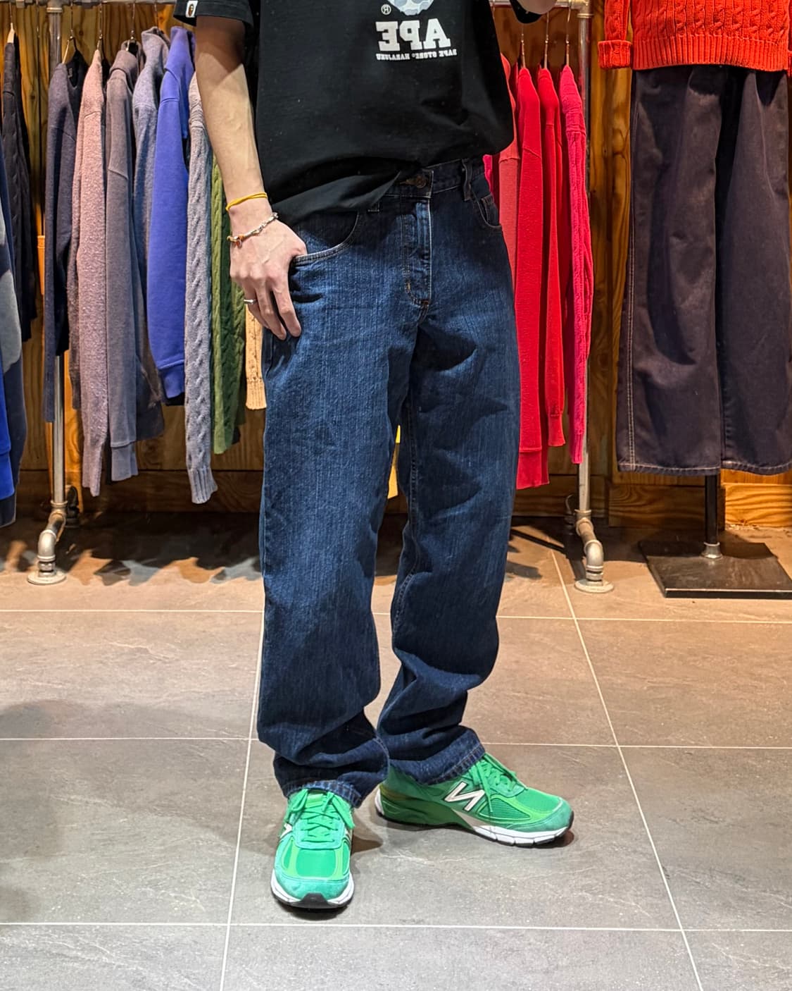 33in CARHARTT 칼하트 포켓 박스로고 릴렉스드핏 중청 데님팬츠 상품이미지2