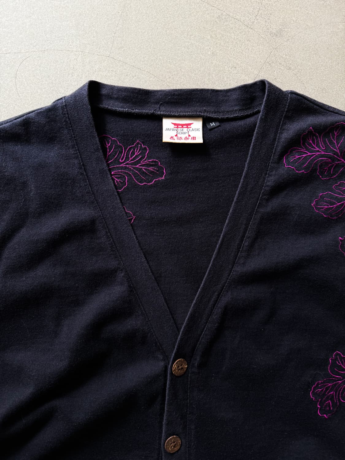 JAPANESE GLASIC SCRIPT Cardigan  상품이미지4