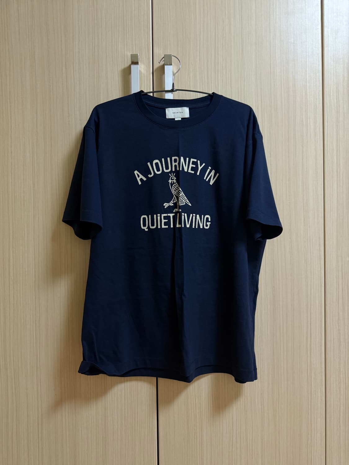 [SHIRTER] WASHED JOURNEY T-SHIRT (NAVY) 상품이미지1