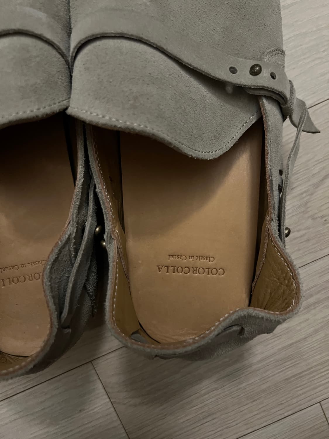 컬러콜라 스웨이드 로퍼 CREPE COSY 상품이미지4