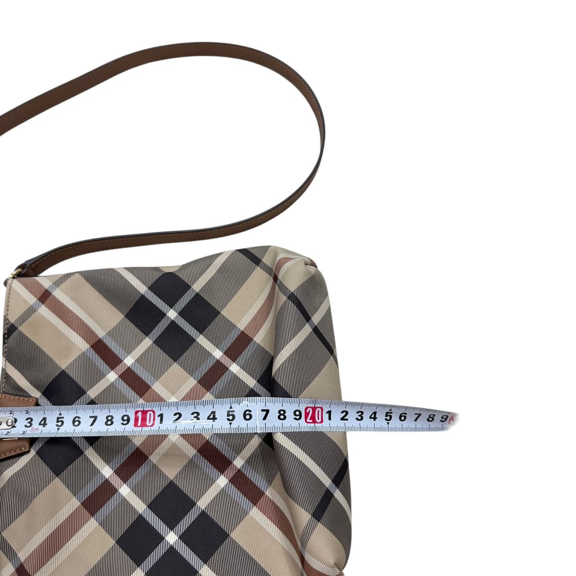 DAKS 닥스 여성 브라운 체크 크로스백 가방 상품이미지9