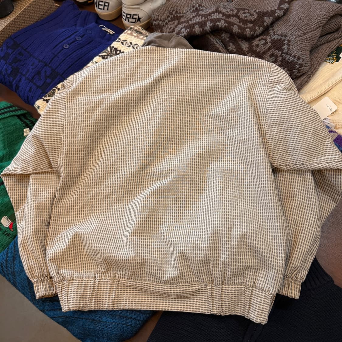 80 ~ 90S MARCIA USA 미국 리버서블 코튼 자켓 스윙탑 상품이미지5