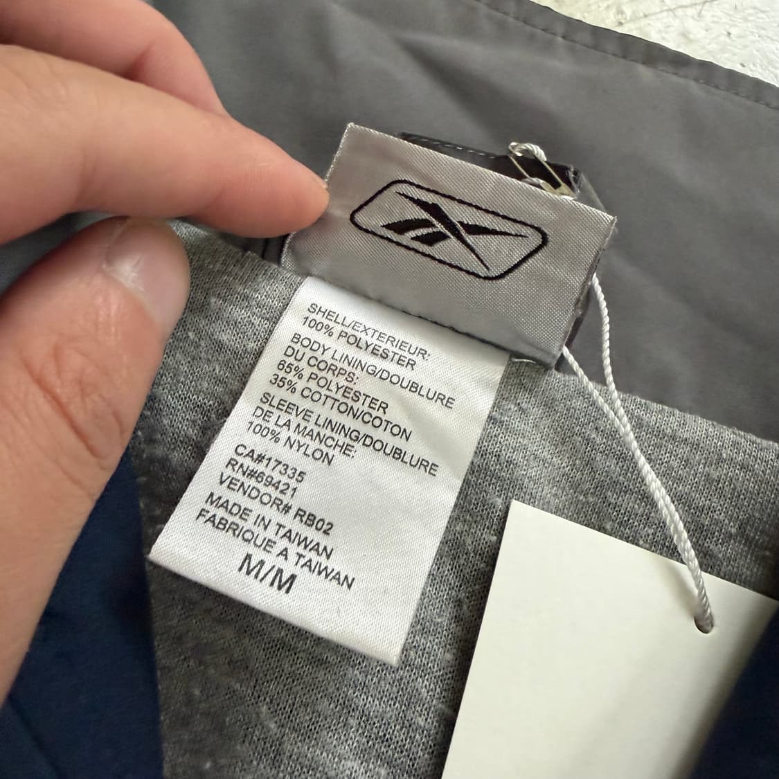 리복 Hockey 빈티지 윈드브레이커 트랙자켓 M 상품이미지6