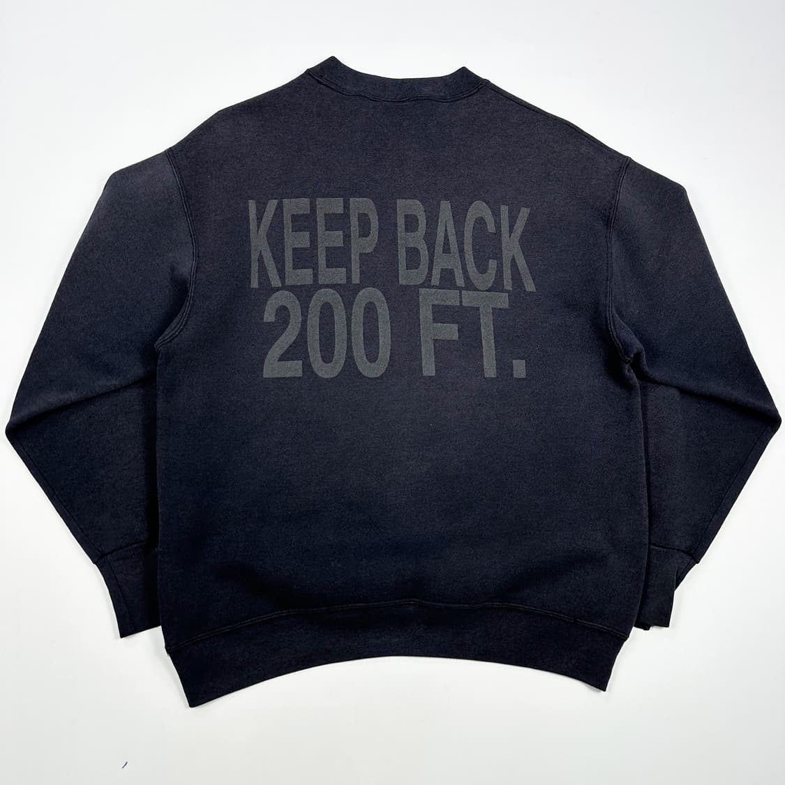 made in USA 빈티지 프린팅 맨투맨 차콜 그레이 M 상품이미지3