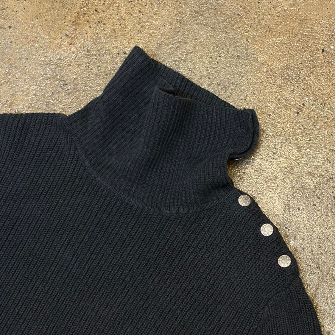 새상품급 90s USA 빈티지 폴로 랄프로렌 터틀넥 단추 니트  상품이미지4