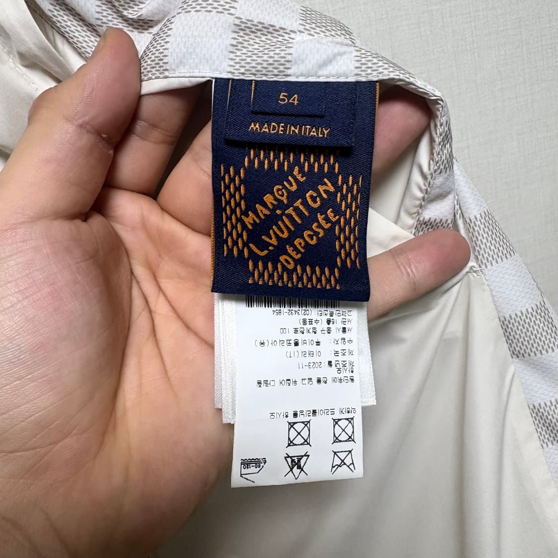 [54/백화점판/새상품급] 루이비통 다미에 레인코트 자켓 상품이미지5