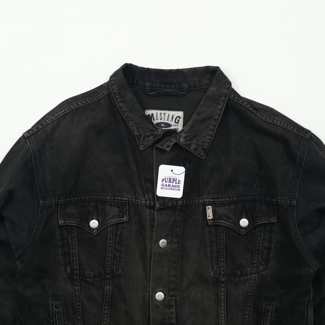 빈티지 청자켓 블랙 XL A1026 상품이미지2