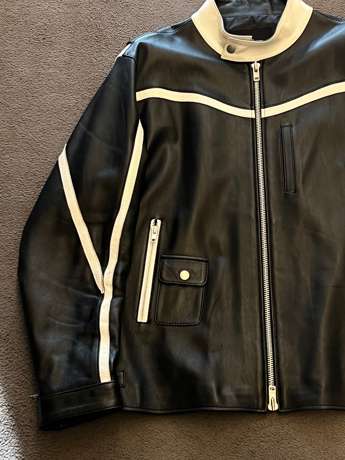 도프제이슨 믹스레더 레이싱 자켓 처분  상품이미지3