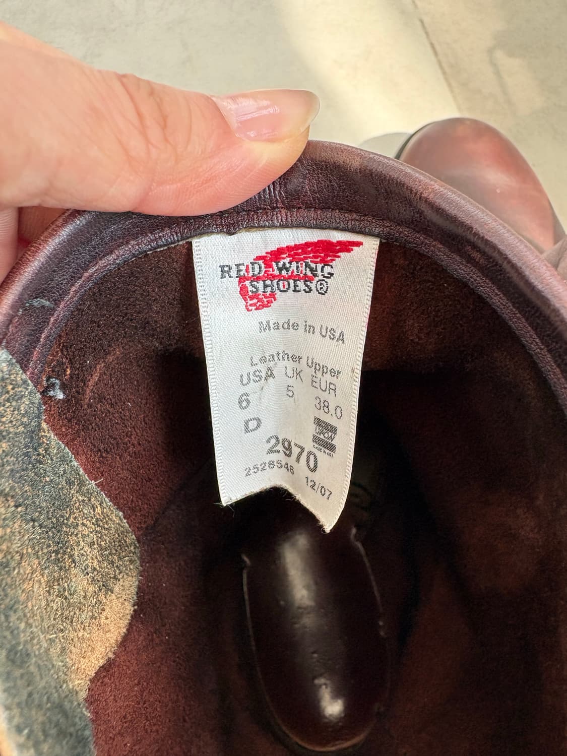 레드윙 부츠 240~250 상품이미지4