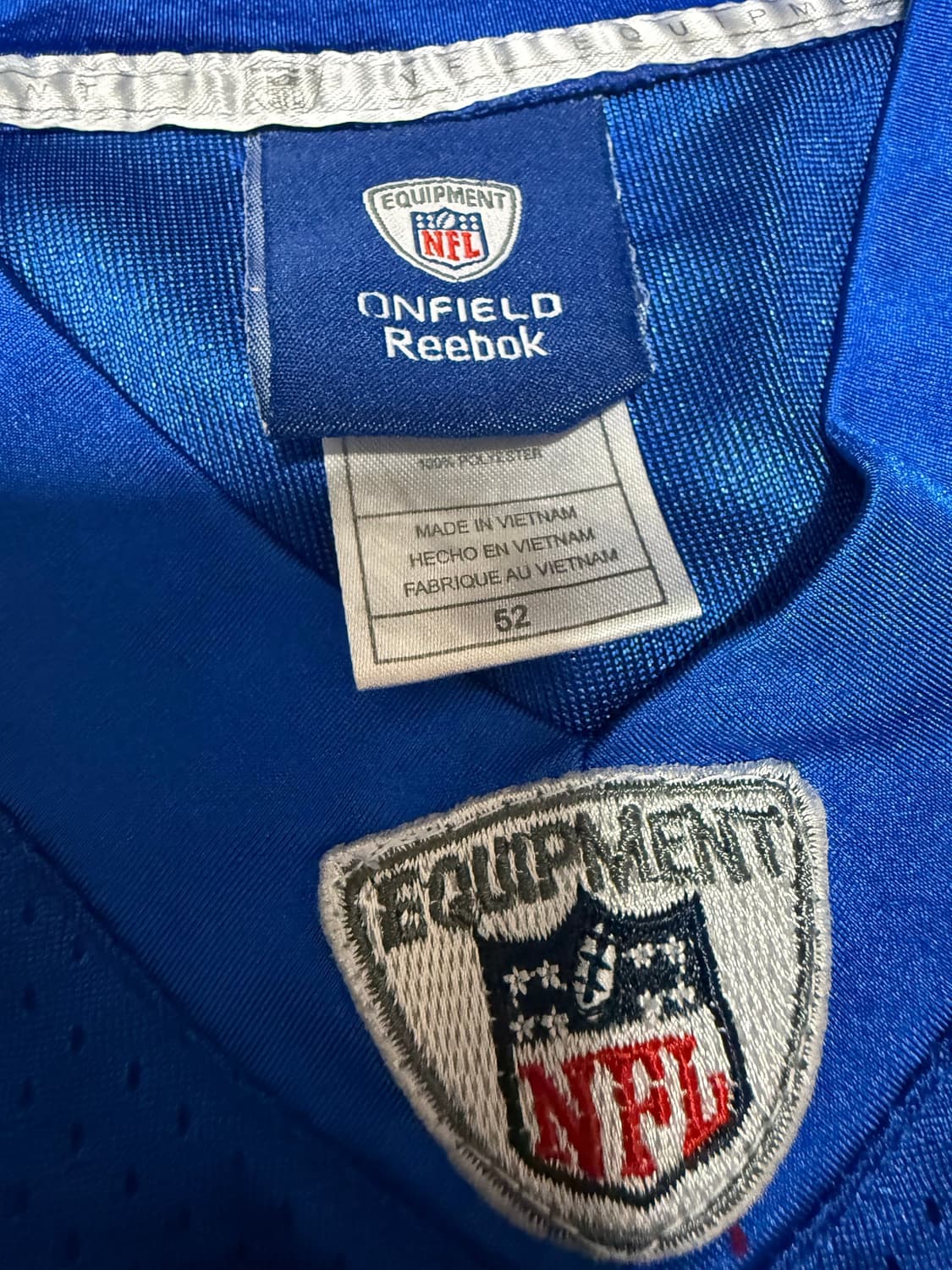 [52]리복 NFL 인디애나폴리스 콜츠 페이튼 매닝 #18 온필드 져지 상품이미지5