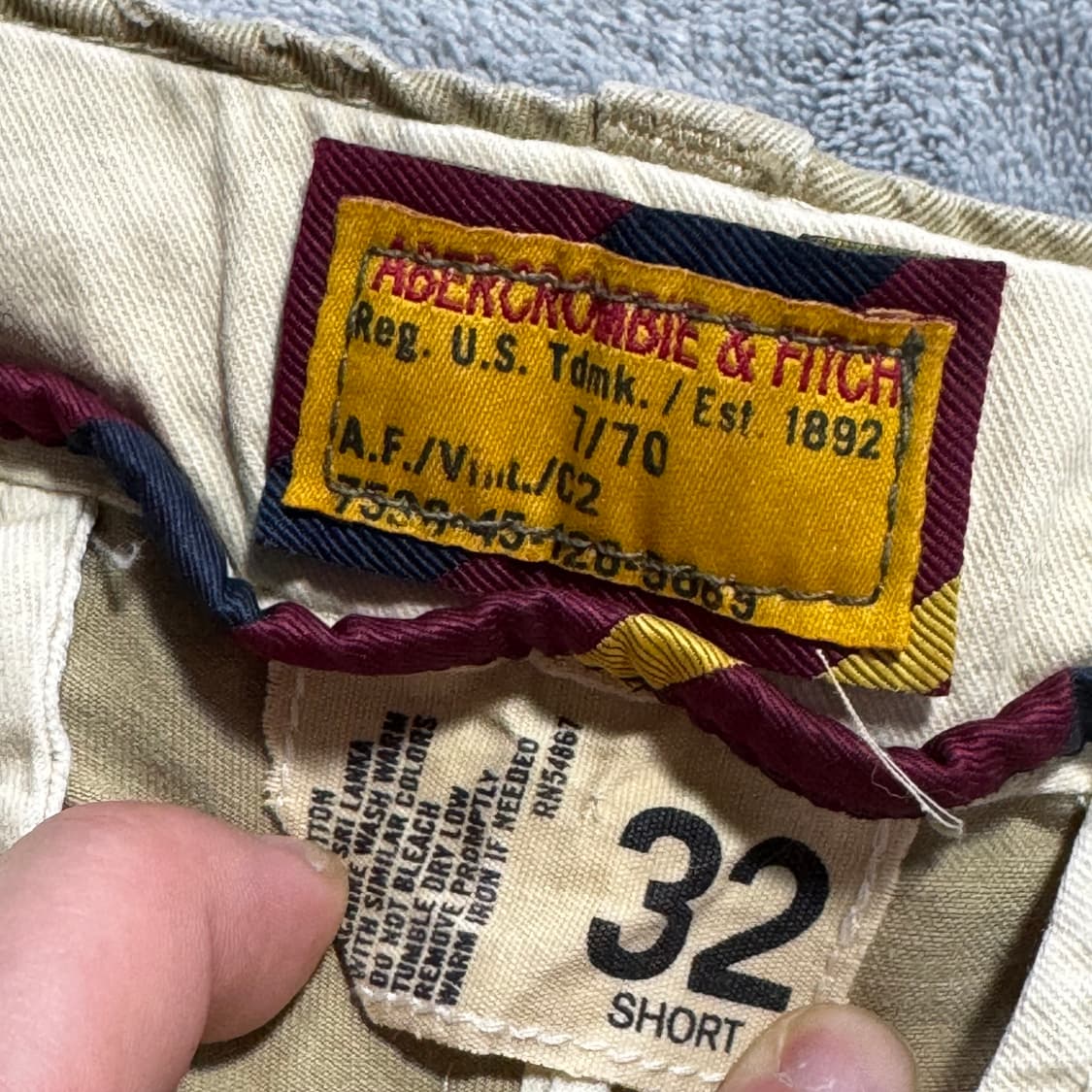 아베크롬비 일자 와이드 코튼 팬츠 32 상품이미지5