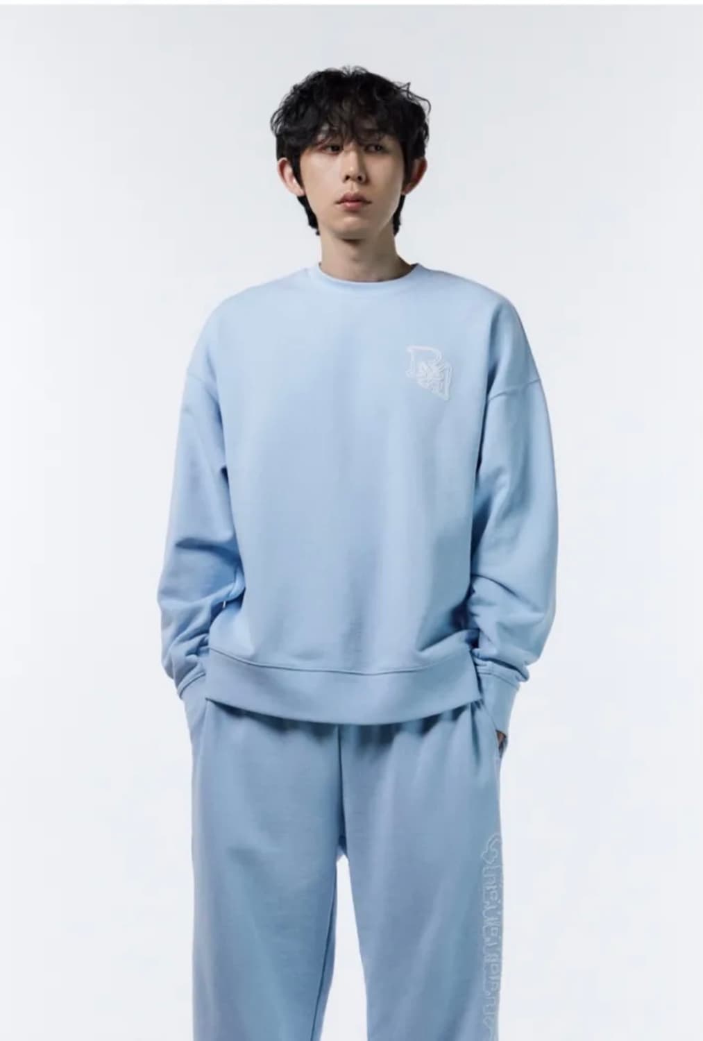 그램아운스파운드 조거 스웻팬츠 스카이블루 코드쿤스트 콜라보 리멤버아카이브 상품이미지1