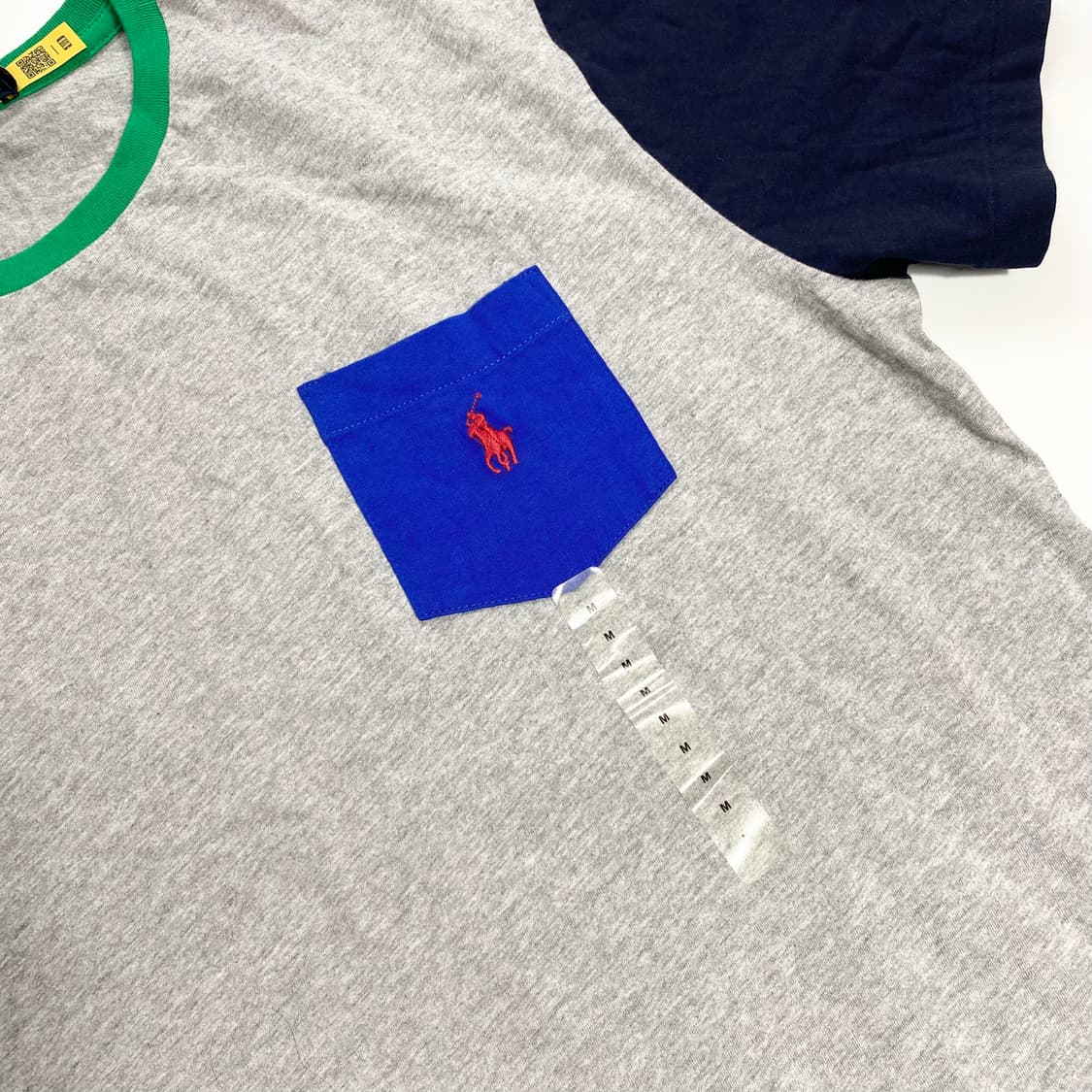 새상품 폴로 컬러블록 반팔 M 상품이미지6