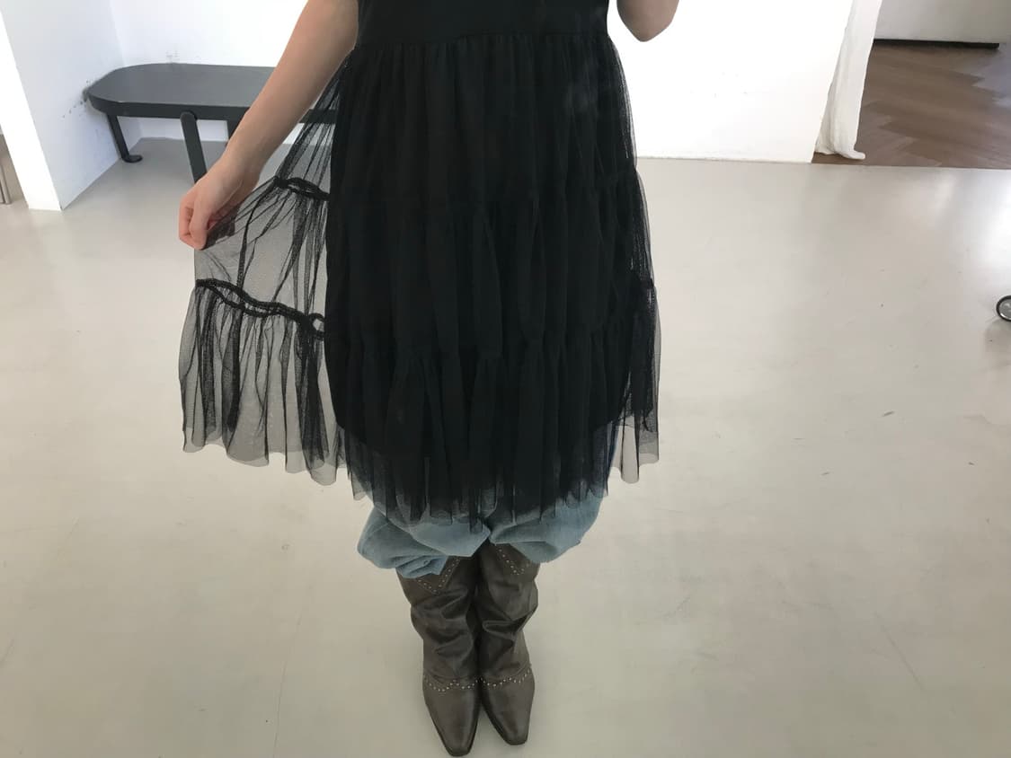 vintage black sha one-piece 상품이미지9