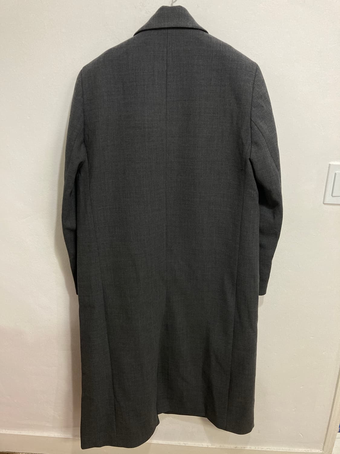 엘무드)그레이 웨일 더블 코트 색상 미드 그레이46 상품이미지6