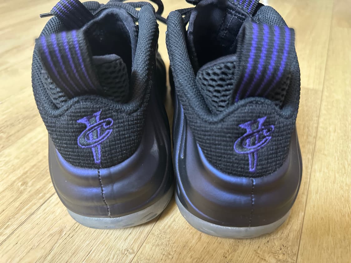 나이키 에어 폼포짓 원 블랙 바시티 퍼플 265 상품이미지7