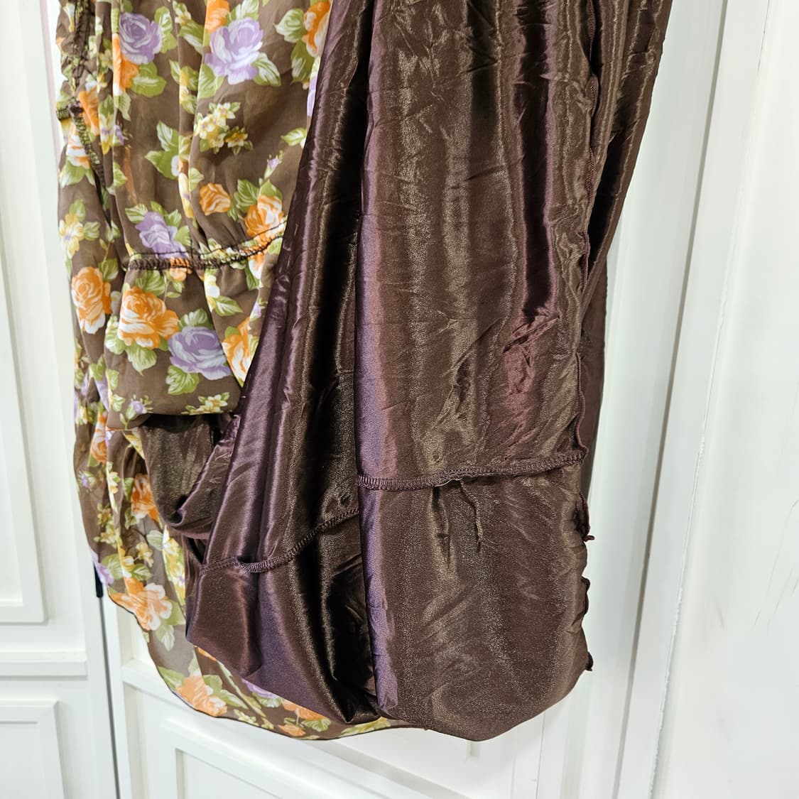 플라워 리본 롱 원피스 상품이미지7