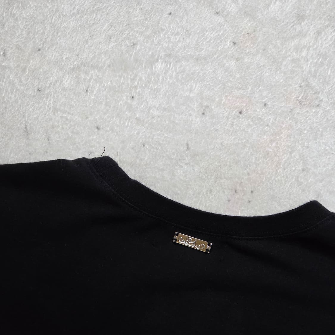 일본 빈티지 블랙 핑크 배색 롱슬리브 상품이미지5