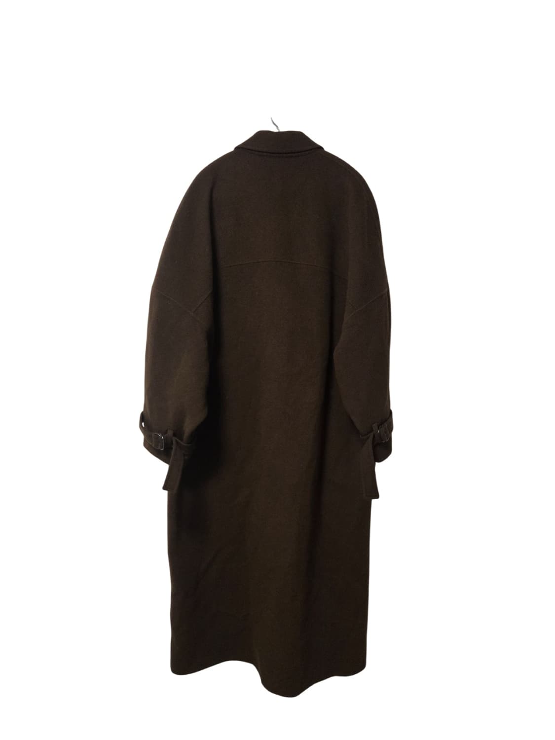 시스템 캐시미어 혼방 브라운 코트 상품이미지2