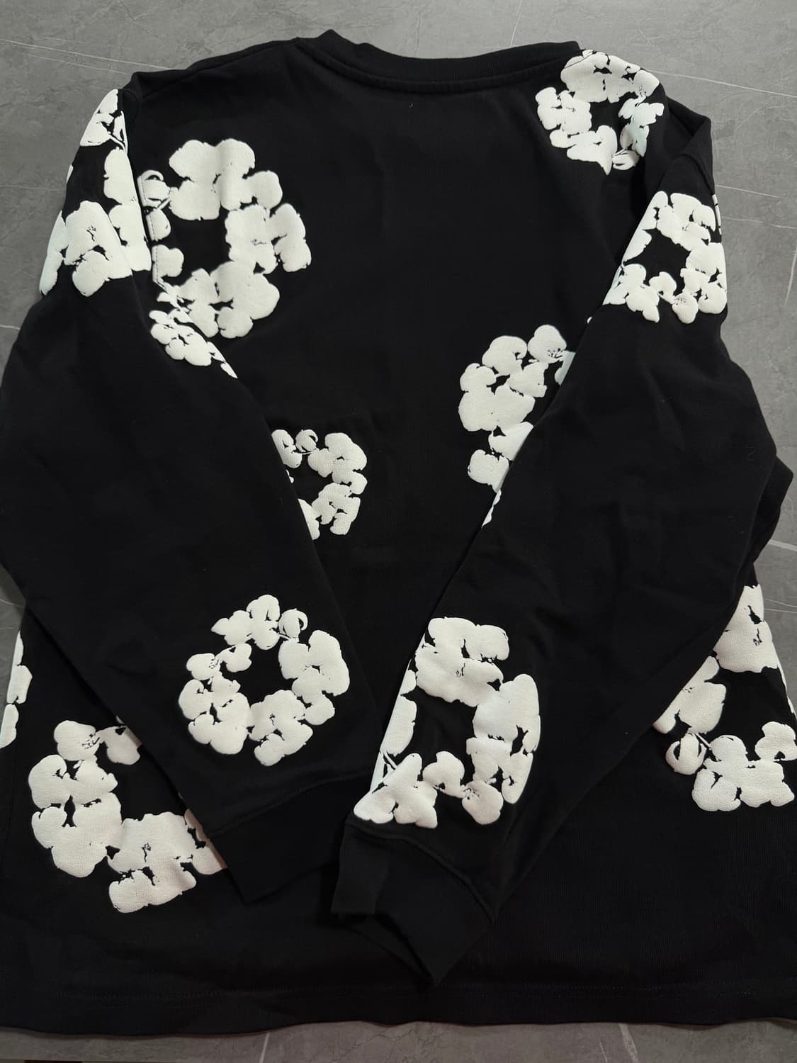 Cotton Wreath Long Sleeve Black L 상품이미지8
