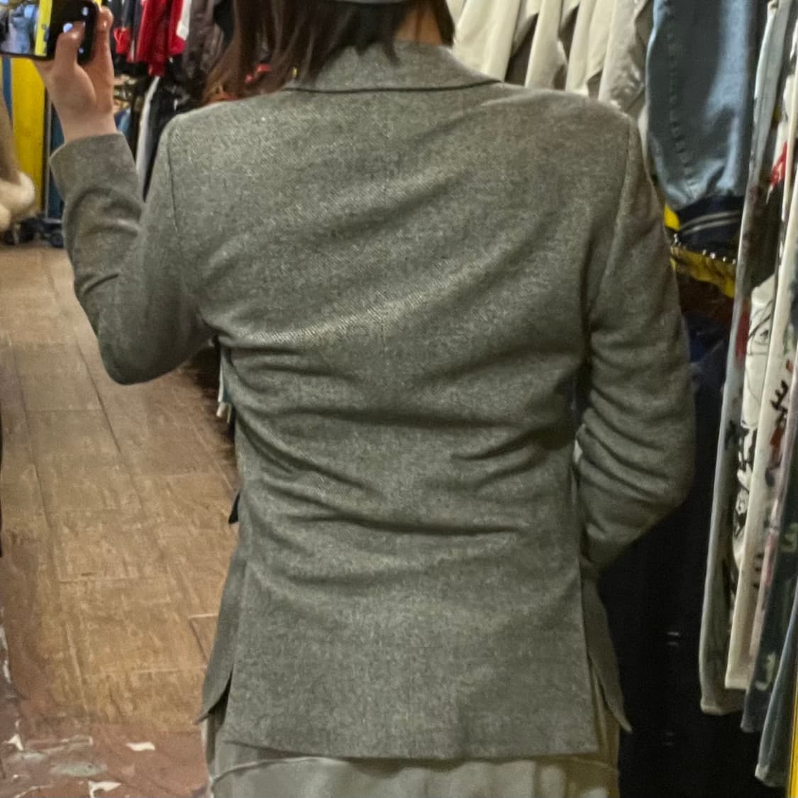 [HI] 빈티지 블레이져 자켓 그레이 상품이미지5