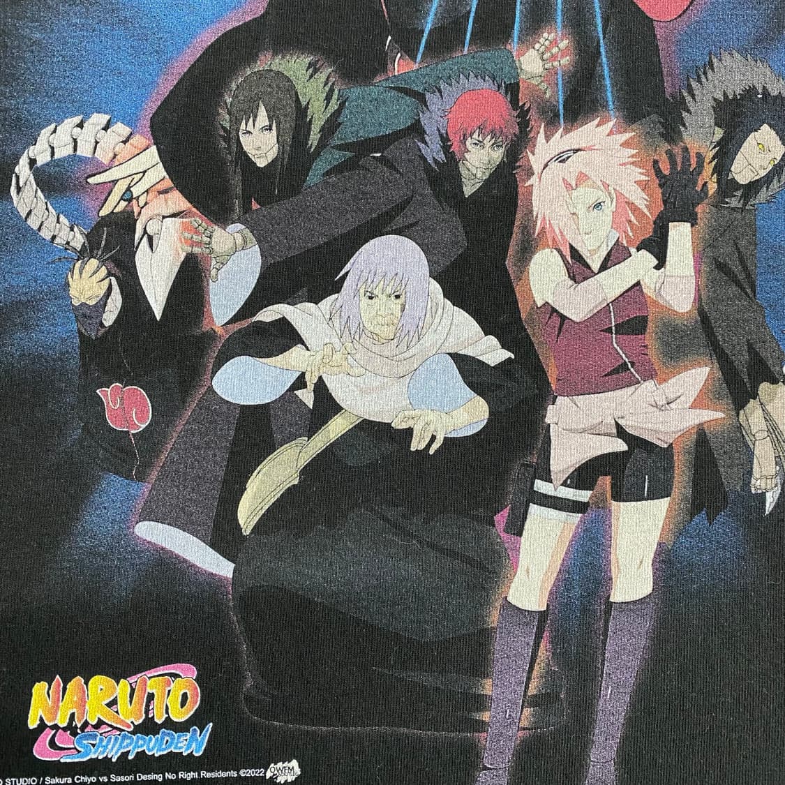 나루토 사소리 부틀렉 애니메이션 티셔츠 상품이미지7