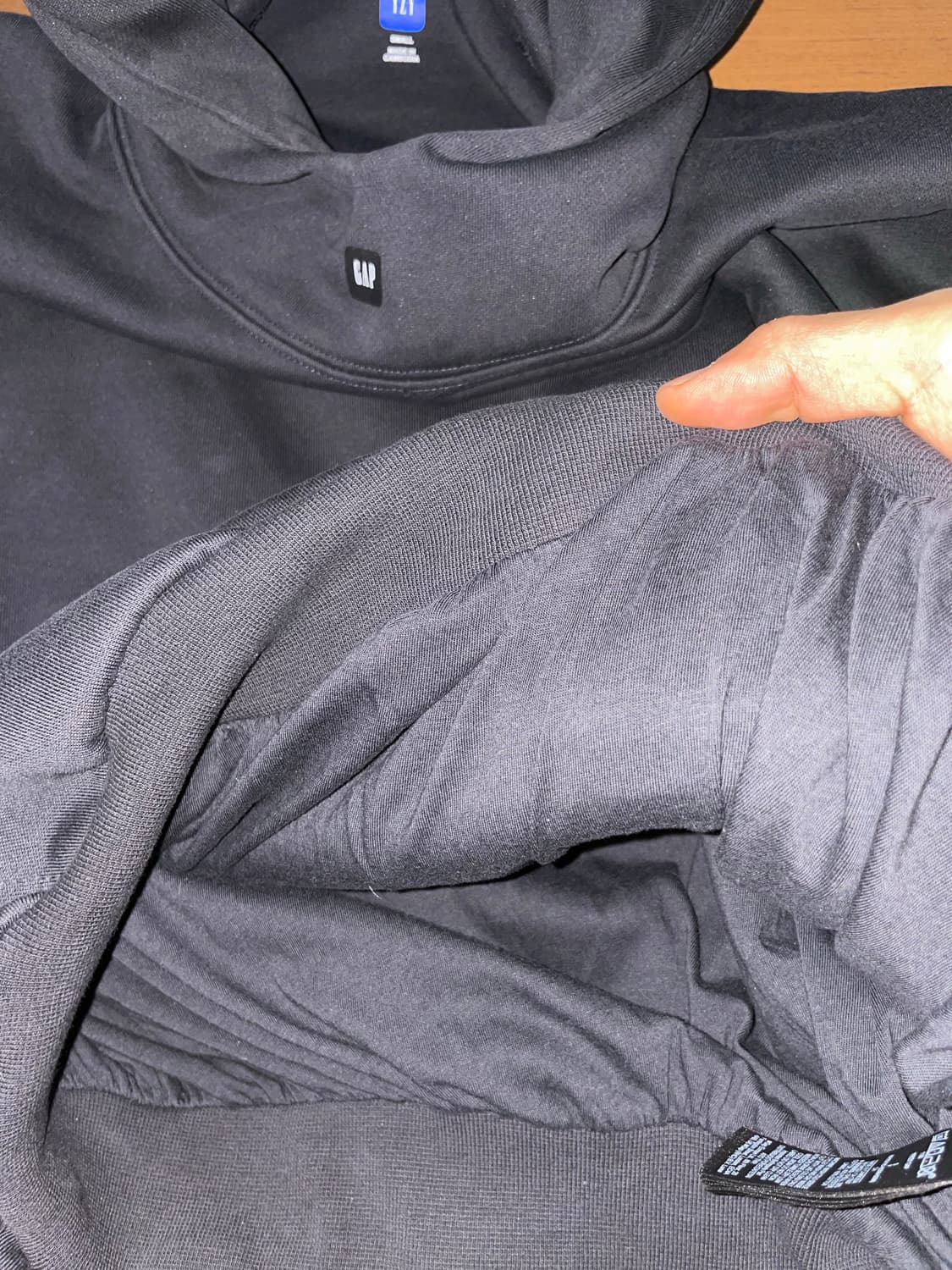 이지갭 로고 후디 s 상품이미지4