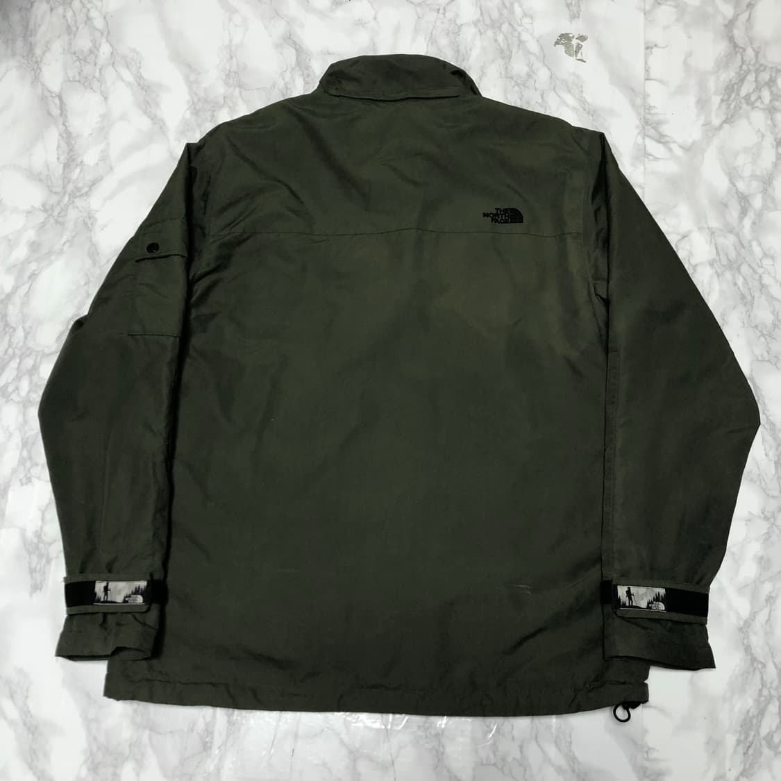 노스페이스 딥카키 자켓 바람막이 남성용 상품이미지4