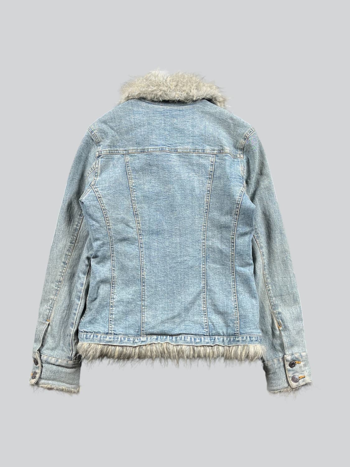 Vintage 퍼 청자켓  상품이미지3