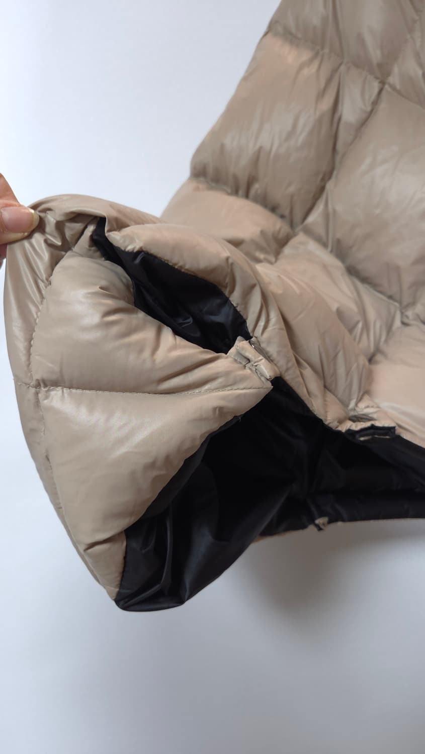 한섬 시스템 2022 구스다운 퀼팅 케이프 F사이즈 (미사용) 상품이미지7