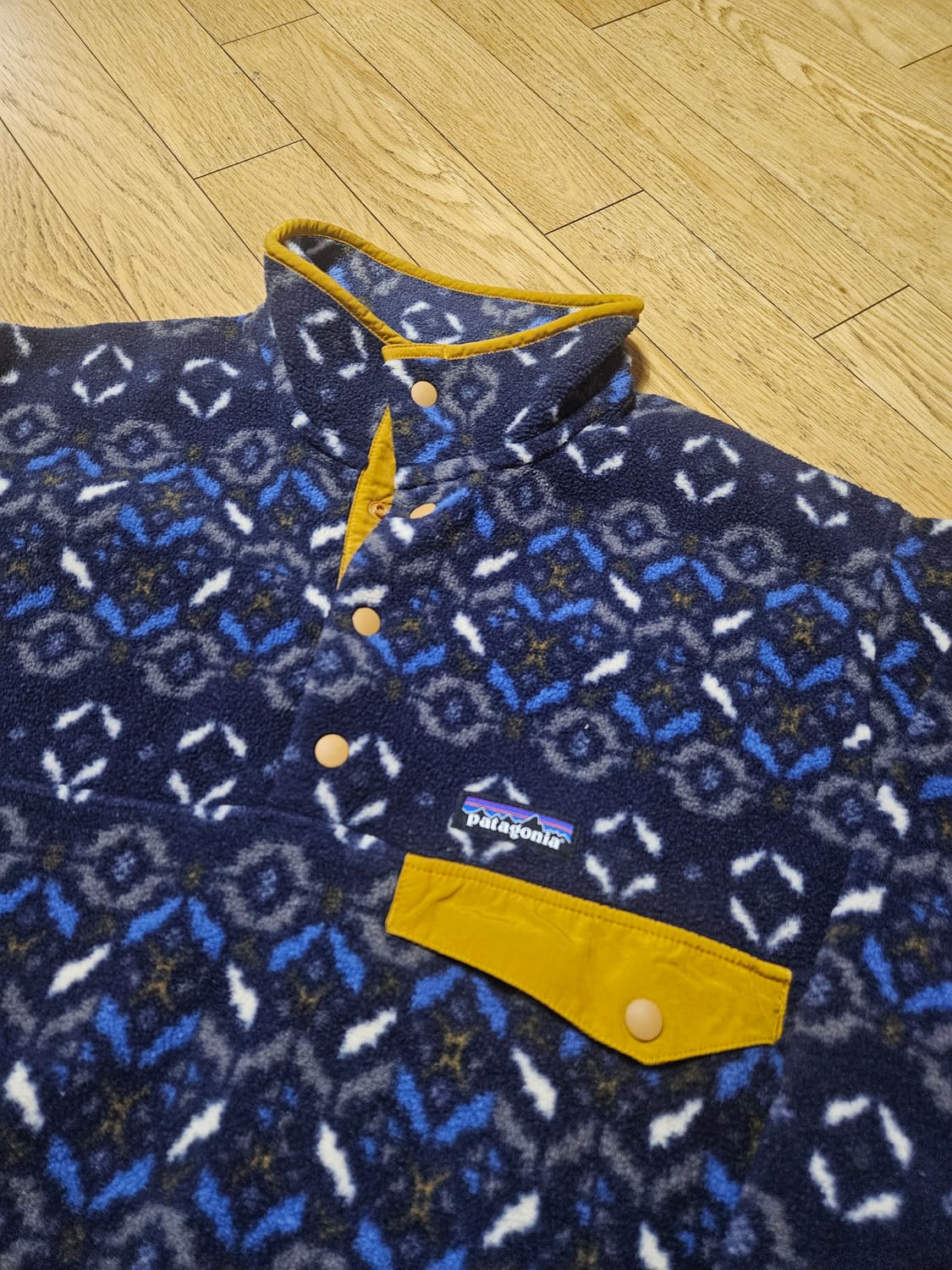 파타고니아 신칠라 헤비웨이트 패턴 아즈텍 플리스 후리스  상품이미지1