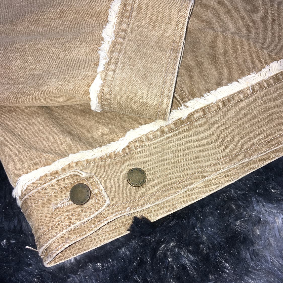 투티/0180 마틴플랜 태슬 데님자켓 브라운 트러커 상품이미지6