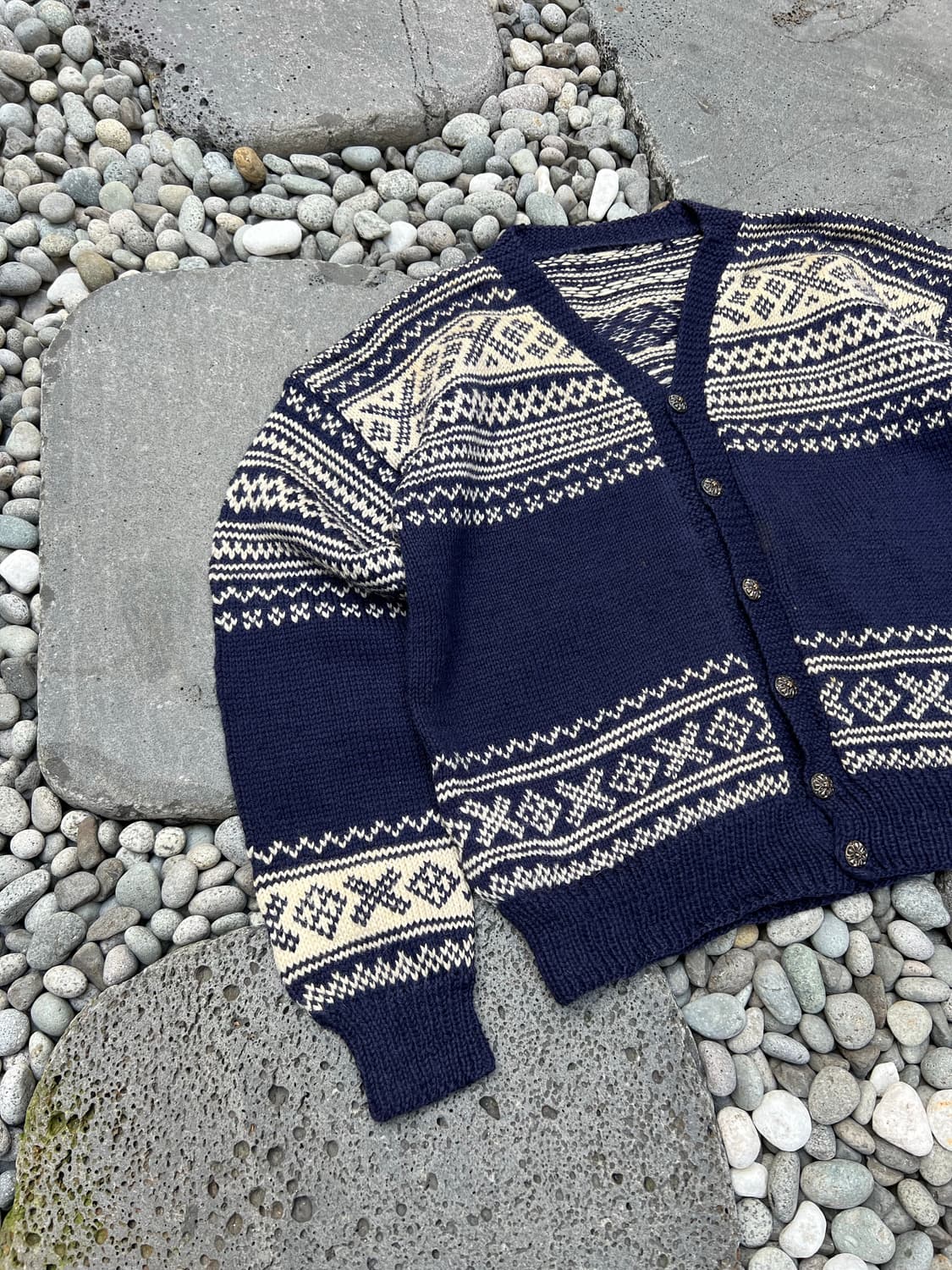 OLD VINTAGE NORDIC HAND KNIT 노르딕니트가디건 상품이미지4
