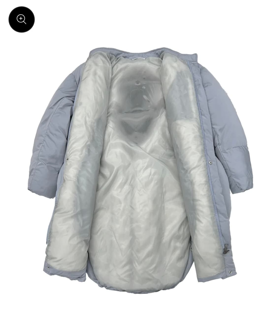 오호스 롱 푸퍼 패딩 블루그레이 상품이미지3