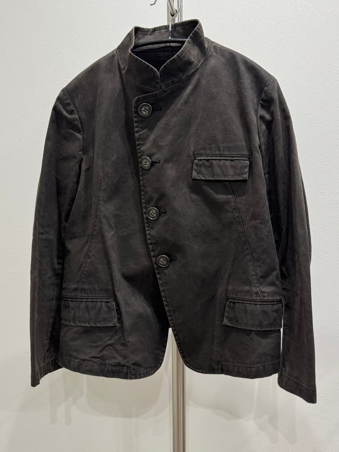 요지야마모토 00s 사선 비대칭 3포켓 자켓 상품이미지3